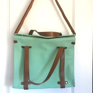 NWOT ModCloth mint green handbag large